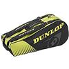 Dunlop Sports Dunlop 10295438 Borsa Porta Racchette SX Club 6, Nero/Giallo