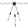 Niktule Porta Canna da Pesca, Sport Alluminio Regolabile telescopio Tri-Pod canne da Pesca Standard Rods, Lega di Alluminio treppiede treppiede Supporto