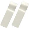Generic Raschietto per sci in acciaio inox, con bordi protettivi, 23 x 6 cm, strumento per bordi snowboard, facile da maneggiare, per sci, ciclismo, escursionismo, inverno, casa, viaggi