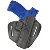 VlaMiTex U9 Fondina IPSC/BDMP in Pelle per Smith & Wesson MP9/MP40/Pro, Nero