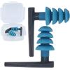 JOROBURO Tappi per le Orecchie da Nuoto 2 Pezzi, Tappi per le Orecchie Morbidi Elastici per Immersione Professionali Durevoli, Tappi per le Orecchie in Silicone Riutilizzabili Impermeabili e Confortevoli Forni