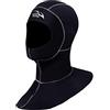 Pegciuho Cappuccio da Sub da 3 Mm in Neoprene, Scaldacollo, Berretto da Sub Elastico E Resistente, Cappuccio Termico da Surf, Cappello per Sport Acquatici, Cucitura Bianco XL