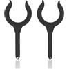 Agatige Blocco per Remo 2 Pezzi Remi per Barche a Remi per Barche a Remi per Barche a Remi per Barche a Remi Accessori per Montaggio Laterale(Nero)
