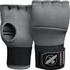 Hayabusa Guanti avvolgenti Quick Gel Boxing per Arti Marziali, Boxe, Muay Thai e Kickboxing (Grigio, XL)