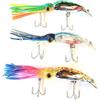 Pescasubito.com Set da 3 Totanetti Pesca Traina Trainetta Spinning Esca Artificiale Mare Spigola Sgombro Serra