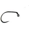 Pechetruite 50 x MASUDZURI Fly Hooks - D19BLJ (Senza ardiglione - Nickel Black) - for Jig Fly Tying - Wide Gape - H12