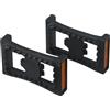 Todikaper Adattatori per pedali da bicicletta per tacchetti SPD, convertitore piatto per pedali compatibili con SM-PD22 M540 M520, in nylon