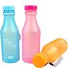 OnePine Set di 3 Bottiglia d'Acqua Sportiva 550ml Senza BPA, Riutilizzabile Plastica Bottiglie con Spazzola a Tazza Acqua per Palestra,Cycling, Viaggi, Bambini