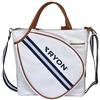 RYON Borsa Padel Donna LOBA con Tracolla e Tasche Interne, Stile Retrò Tennis Club, Design Elegante Ispirato Anni 60-70 Tennis Fashion Moda