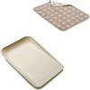 Leander Matty - Cuscino fasciatoio, colore cappuccino + topper in colore cappuccino