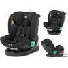 Deryan Colin I-Size 360 Girevole Seggiolino Auto con ISOFIX, 40-150cm (Gruppo 0 + 1/2/3, 0-36 kg), ca. 0-12 anni, 0-36 Kg, omologato ECE R129/03 (Nero)