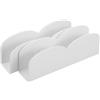 BESTonZON Clip di Fissaggio in Plastico Antiscivolo per Recinto per Bimbi 2 Pezzi Facile da Installare per Uso Interno ed Esterno