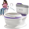 Mimoqk Vasino Antispruzzo per Bambini, Toilette per Addestramento del Vasino per Bambini, Strumento Realistico per Addestramento del Vasino, Toilette Portatile per Addestramento del Vasino, Divertenti Prodot