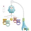 Buhygn Giochi A Campana Del Letto Musicale, Spinner Del Presepe Musicale, Mobile A Prestito Rotante, Con Materiali Portatili E Facili Da Installare, Per Bambini, 40x25x48cm, Per Capezzale, Bassinet, Playpen,