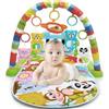 XUANYU Tappetino da Gioco per Bambini, Palestrina Neonato Multifunzione, Palestrina Musicale Multiattivita, Palestra da Attività Evolutiva con Arco Gioco, Pianoforte (Verde 80×48×41 cm)