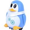 SZLIFE Mini robot induttivo pinguino, segui la tua penna per disegnare una linea, giocattolo interattivo creativo, robot elettrico, giocattolo da passeggio, Blu