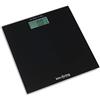 Innoliving INN-107B Bilancia Digitale Pesapersone Slim Nera con Display LCD Ampio, Pedana in Vetro Temperato Colorato, Capacità 180kg