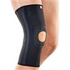 ROTEN Ro+ten-Orthoservice MG1004 Ginocchiera tubolare Airx con aste articolate e stabilizzatore rotuleo, Nero