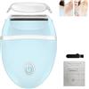 Giurui Lady Shaver 2.0 - Lady Shaver 2.0 Lumiskin, rasoio da donna per aree intime, lama elettrica rimovibile e lavabile, rasoio da donna per viso, gambe, sotto (blu)