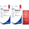 Yamamoto Diuricell 1000 ml (pack 2 pezzi) - Depurativo drenante tarassaco + Omaggio in Foto (frutti di bosco)