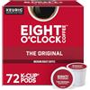Eight O'Clock Coffee The Original, Keurig K-Cups, 12 Count, (Pack of 6)