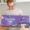 your surprise Barretta Milka gigante personalizzata - Tavoletta di cioccolato XL con nome e messaggio, assortimento Milka
