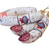 Generico Salamella Intera di Norcia | Salame Dolce a Macinatura Fine | 450g | Forma a U | Perfetta per Aperitivi e Merende | Tradizione Nursina | 100% Carne Italiana | Senza Glutine e Lattosio