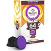 Eurocali 64 Capsule Caffè Gusto Cortado Compatibile con Nescafé Dolcegusto per Baciato Caffè Cialde Linea Dolce Gusto