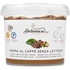 Dolcincasa.com Crema al Caffè e Nocciola Senza Latte e Senza Lattosio 500g - Professionale per Pasticceria - Non Cola in Cottura - Senza Glutine - Made in Italy - Dolci in Casa