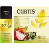 CURTIS TEA, WHITE BOUNTEA, TÈ BIANCO CINESE ALLA PITAYA, 20 PIRAMIDI INDIVIDUALI IN RETE
