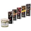 Sicilia Bedda - CIOCCOLATO DI MODICA IGP - 5 Gusti di Cioccolato di Modica SENZA GLUTINE con Crema di Pistacchio 100 Gr. - ANTICA DOLCERIA RIZZA (Ciliegia/Ananas/Tradizionale/Carruba/Marsala)