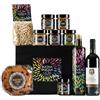CUVEA Cesto Regalo Natale Liguria Golosa: cesti gastronomici con Prodotti Tipici Liguri Gourmet della nostra azienda agricola - Cesto gastronomico di alta qualità NO DA SUPERMERCATO