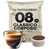 La Capsuleria Caffè CLASSICO, corposo (100 Capsule) compatibili con Lavazza Espresso Point, 1 Box da 100 Capsule in bustine salva aroma, gusto ricco, perfetto per ogni momento della giornata (La Capsuleria)