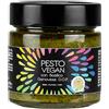 CUVEA Pesto Vegano ligure Cuvea con Basilico genovese DOP 180 g - Senza Latte e derivati - 100% Made in Liguria - Prodotto artigianale senza conservanti né coloranti