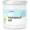 GymBeam Olio di Cocco Vergine Bio - Olio di Cocco Spremuto a Freddo, Non Raffinato, Gusto e Aroma Autentici, Adatto ai Vegani, Per Cucina e Beauty Routine, 200 ml