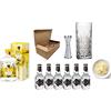 Zeus Party KIT JAPANESE GIN & TONIC Etsu Double Gin Limited Edition + Yuzu Tonic Water + Bicchiere Tumbler Alto + Jigger Professionale + Zenzero fresco a fette ideale per l'abbinamento !