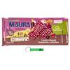 Beni Culinari 12 X Misura Fibrextra Crackers Integrali - cracker integrali ricchi di fibre con barbabietola rossa e carota nera confezione da 385 g + portachiavi Beni Culinari