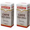 Saicaf Caffe' Gran Crema Gusto Forte e Corposo 2 Confezioni da 250 Grammi Ciascuna