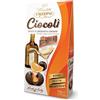 Generico Confetti Crispo Ciocolì Praline di Cioccolato Fondente Ripiene di Alcool al Gusto Cointreau Ricoperte di Cioccolato al Latte 100g
