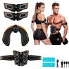 Aolso EMS Elettrostimolatore Muscolare, Stimolatore Addominale, 6 modalità e 18 intensità, EMS Full Body ABS/Addominali/Braccia/Gambe/Glutei, USB Ricaricabile-Uomo/Donna
