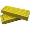 geddid 10 pezzi metro metro metro 2 m con blocco angolare 90°/180° e scala angolare (30°/45°/60°/75°/90°) - Adga 250 plus nastro in legno di faggio, giallo senza stampa pubblicitaria
