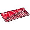 Usag 285 J/B16 -1 6 Chiavi Combinate Con Busta Avvolgibile Di Nylon, Argento