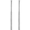 vidaXL Set 2 Gambe telescopiche per Mobile Tavolo in Ferro Cromato 710mm-1100 mm