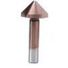 WZFC NUSHKI 90 Gradi M35 Cobalto Smusso Svasatore Trapano 3 Scanalature Sbavatura Acciaio Inox Alesatura Fresa Per Smussare,20,5 Mm