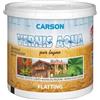 CARSON Colorificio Vernis Aqua Flatting all'acqua Per Legno Interno Esterno (750 ml, Satinato)