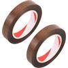 SEWOART Nastro Oscurante per Luci LED 2 Pezzi in Ptfe Marrone Effetto Antiriflesso e Morbido per Ridurre L'affaticamento Visivo in Ambienti di Lavoro e Svago