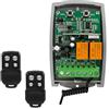 Pluuttiem Ricevitore 2CH 433MHz con Controllo Remoto WiFi Tuya per Porta del Garage, 12-24V, Supporto APP e Controllo Vocale