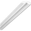 MASTERBRICO Cornici in Polistirolo per Soffitto e Pareti 14 metri | Cornici Polistirolo Decorative Bianche Verniciabili, Set 7 Barre da 2 Metri - Ideali per Quadri, Porte