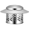 Tanxemery Cappello Antipioggia Tetto 80 MM In Acciaio 304, Copertura, Cappa Di Aerazione, Cappelli Tappo Di Scarico Rotondo Per Isolamento, Tappo, Tubo Del Tetto