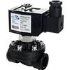 FSA Elettrovalvola in plastica PA6 1/2 230V AC 0-6 bar NBR aperta senza corrente
